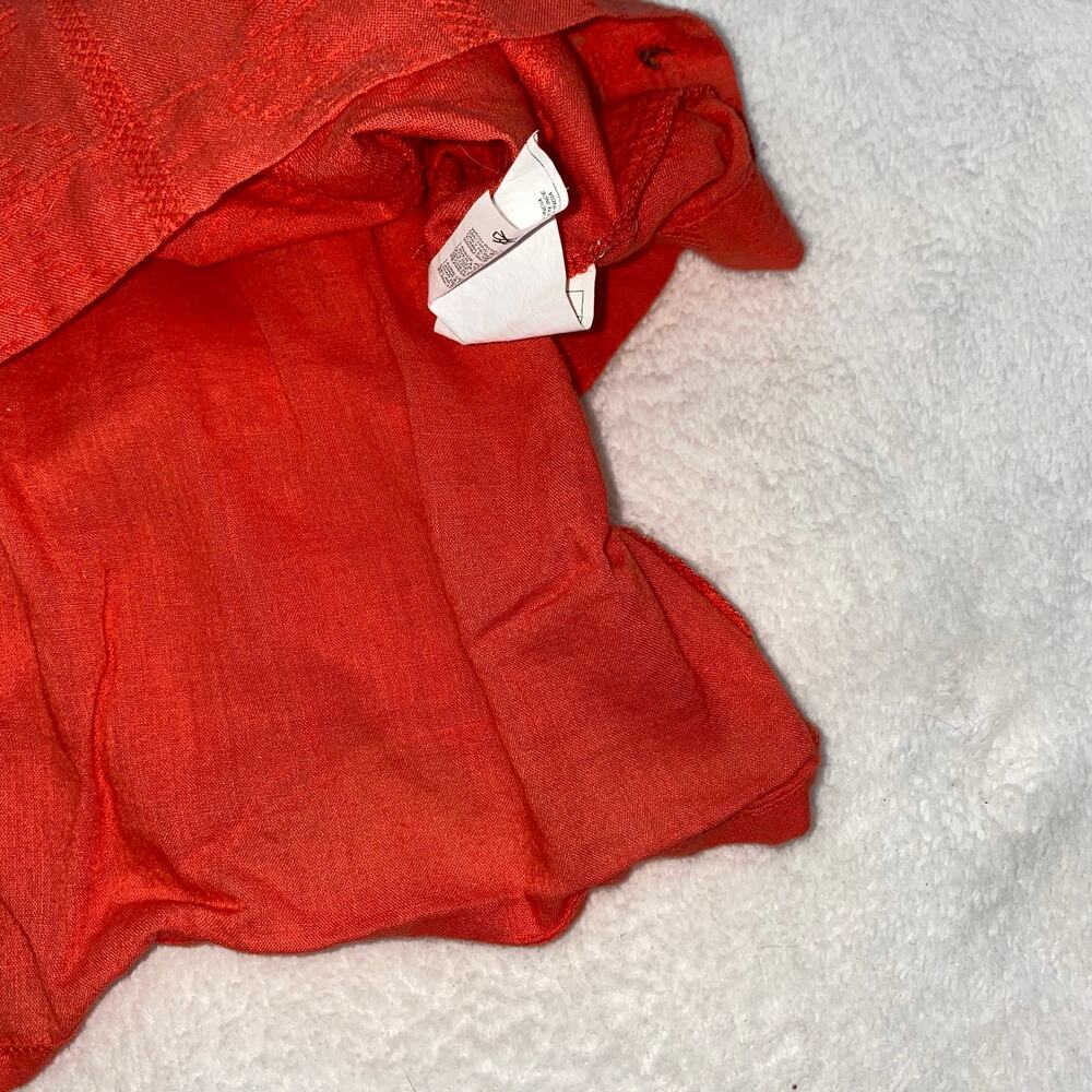 Roxy 100% Cotton Dress, Pockets, Size Small, Tie Up Straps - Picture 12 of 15